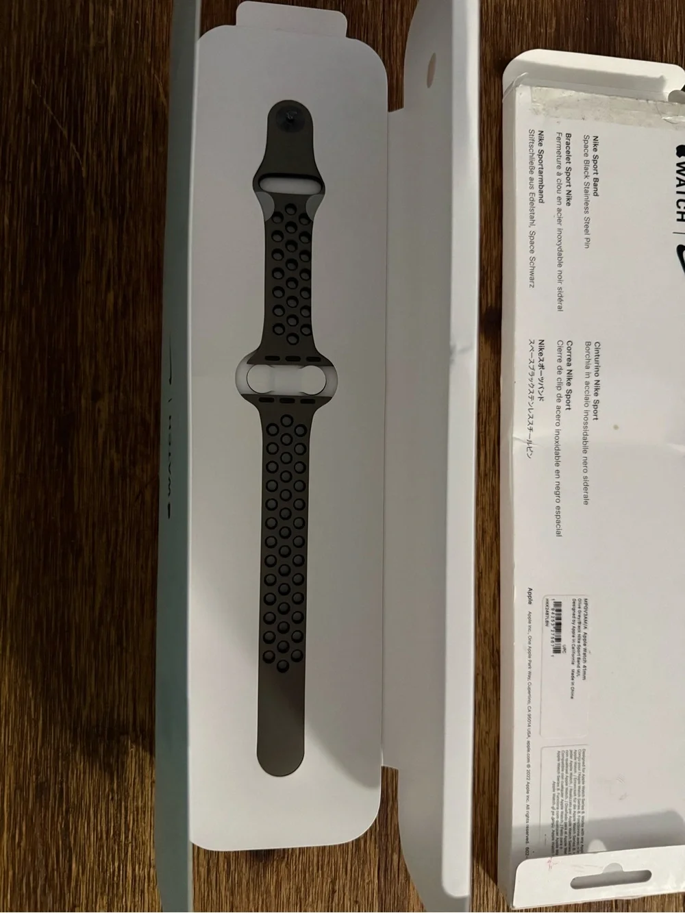 🆕 APPLE NIKE SPORT 41MM WATCH BAND OLIVE GREY MPGV3AM/A M/L